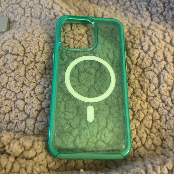 Luxylemon Neon Aqua iPhone 15 Max Pro Phone Case EUC - Picture 1 of 5